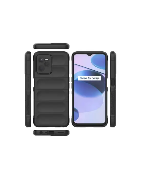 Realme C35 Kılıf Optimum Silikon - Siyah