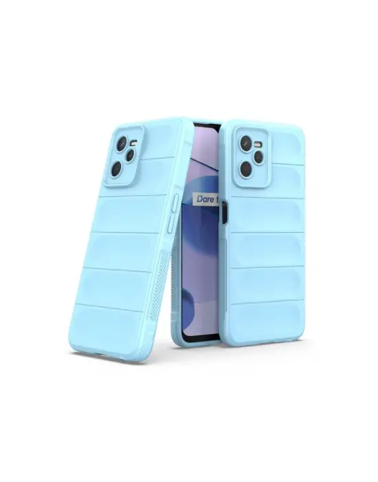 Realme C35 Kılıf Optimum Silikon - Sky Blue