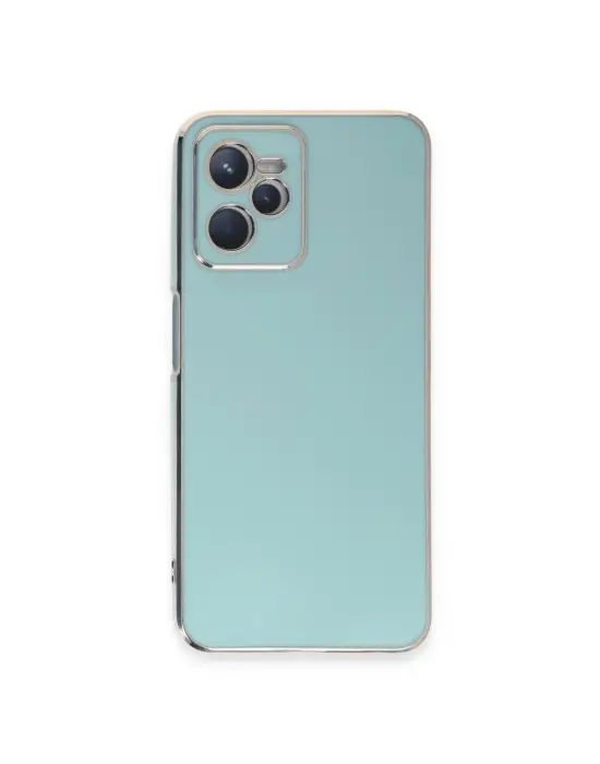 Realme C35 Kılıf Volet Silikon - Açık Yeşil