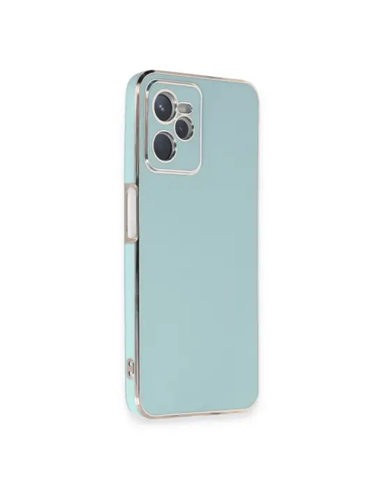 Realme C35 Kılıf Volet Silikon - Açık Yeşil