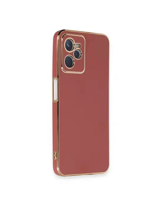 Realme C35 Kılıf Volet Silikon - Kırmızı
