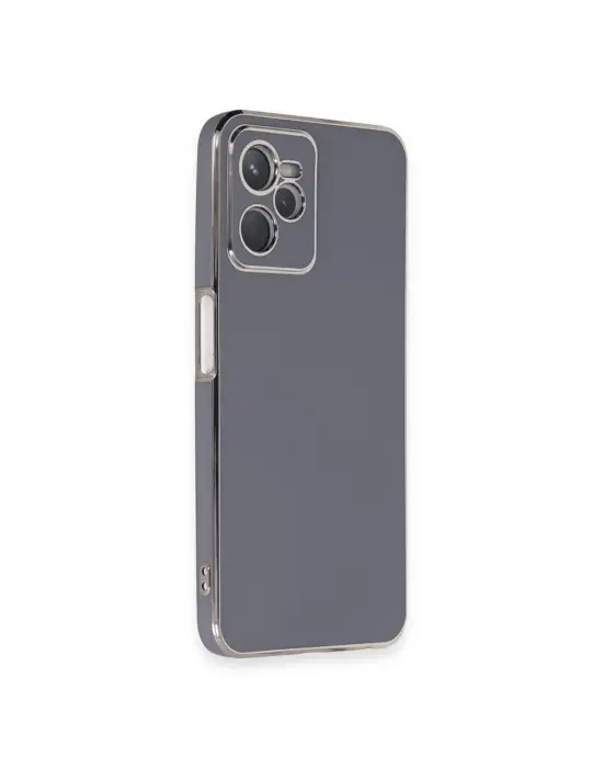 Realme C35 Kılıf Volet Silikon - Mavi