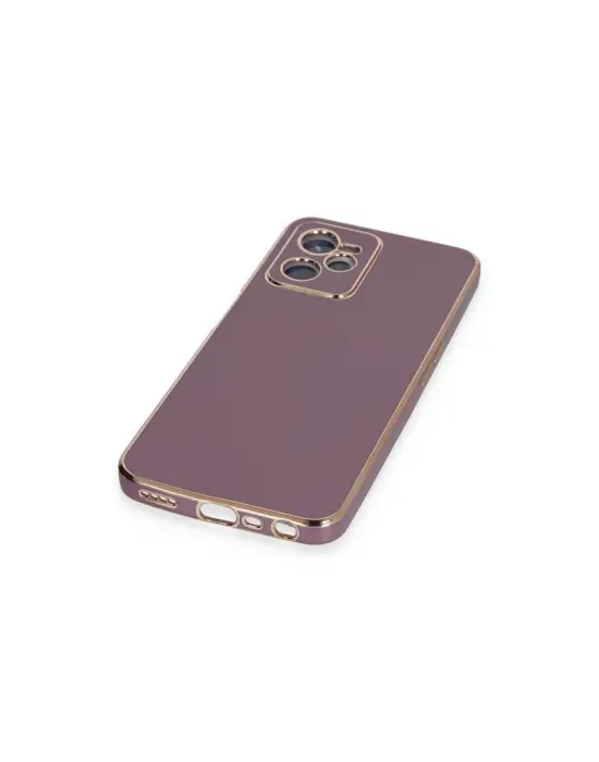 Realme C35 Kılıf Volet Silikon - Mor