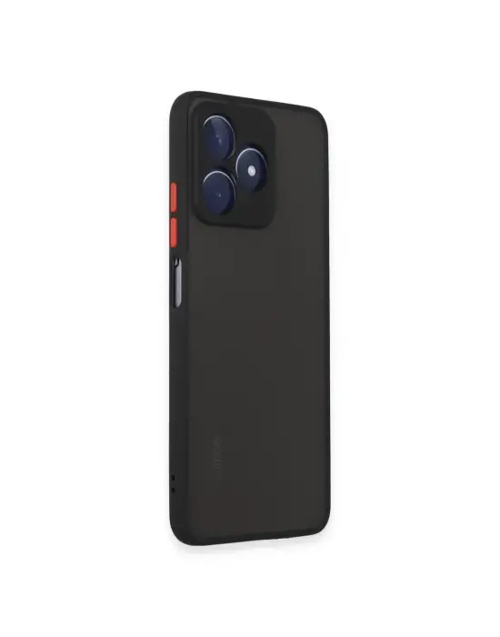 Realme C53 Kılıf Montreal Silikon Kapak - Siyah