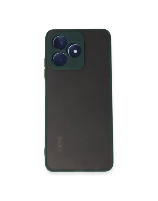 Realme C53 Kılıf Montreal Silikon Kapak - Yeşil