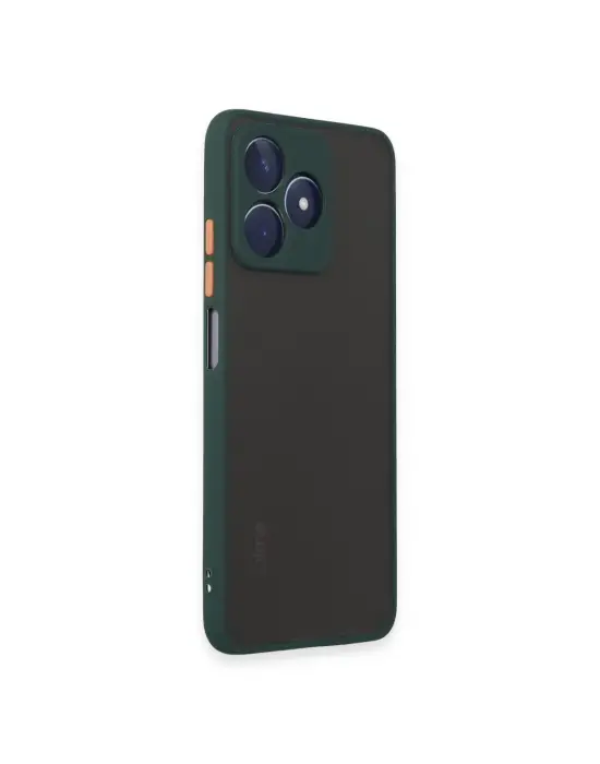 Realme C53 Kılıf Montreal Silikon Kapak - Yeşil