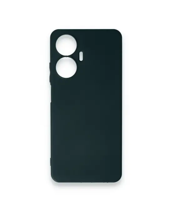 Realme C55 Kılıf First Silikon - Koyu Yeşil