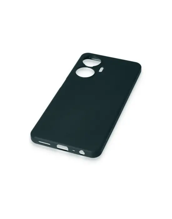 Realme C55 Kılıf First Silikon - Koyu Yeşil