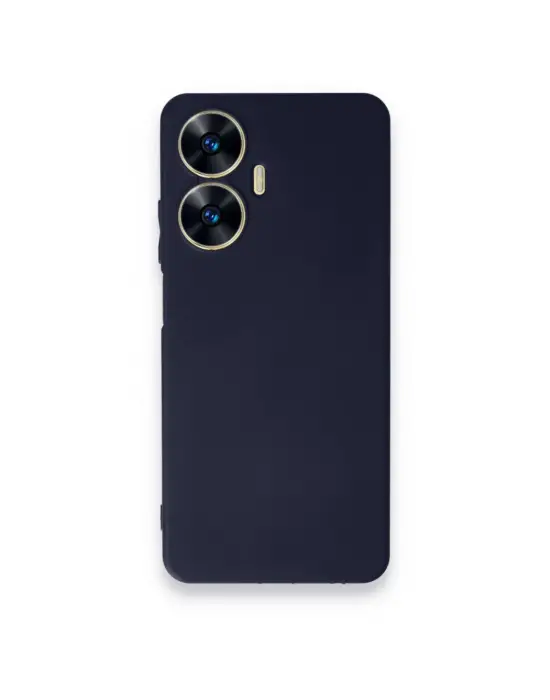 Realme C55 Kılıf First Silikon - Lacivert