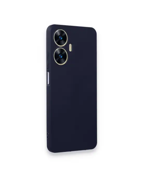 Realme C55 Kılıf First Silikon - Lacivert