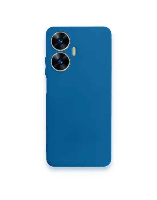 Realme C55 Kılıf First Silikon - Mavi