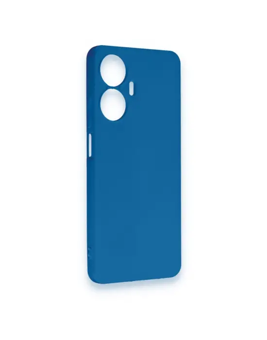 Realme C55 Kılıf First Silikon - Mavi