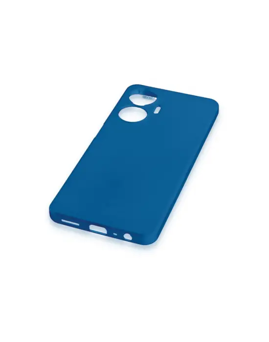 Realme C55 Kılıf First Silikon - Mavi