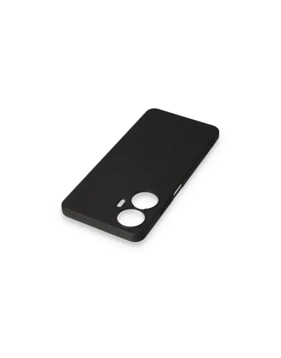 Realme C55 Kılıf First Silikon - Siyah