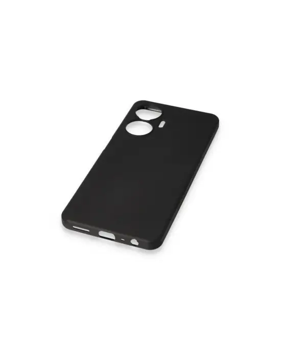 Realme C55 Kılıf First Silikon - Siyah