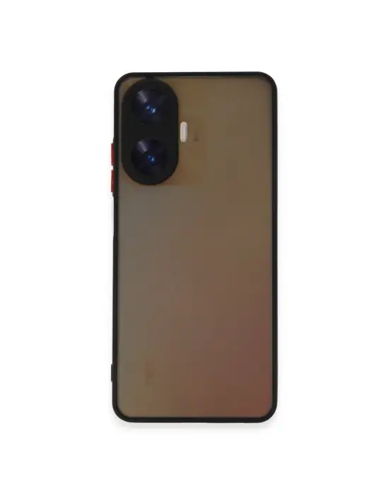Realme C55 Kılıf Montreal Silikon Kapak - Siyah