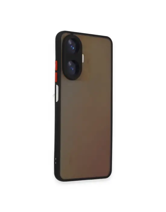 Realme C55 Kılıf Montreal Silikon Kapak - Siyah
