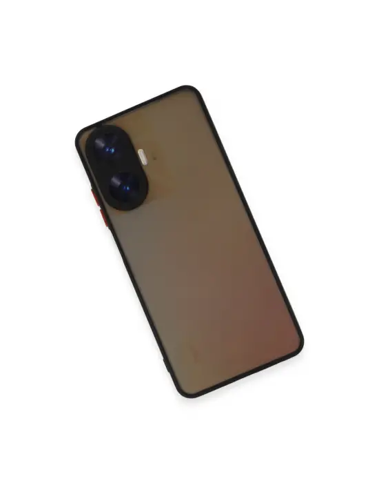 Realme C55 Kılıf Montreal Silikon Kapak - Siyah
