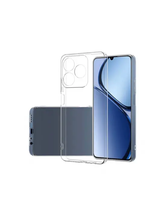 Realme C61 Kılıf Lüx Şeffaf Silikon