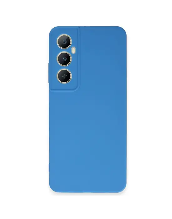 Realme C65 Kılıf First Silikon - Mavi