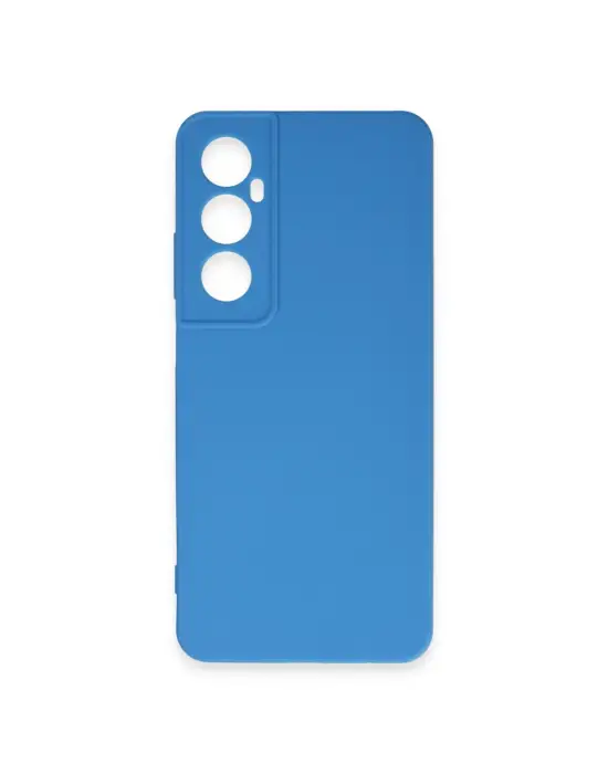 Realme C65 Kılıf First Silikon - Mavi