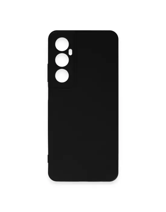 Realme C65 Kılıf First Silikon - Siyah