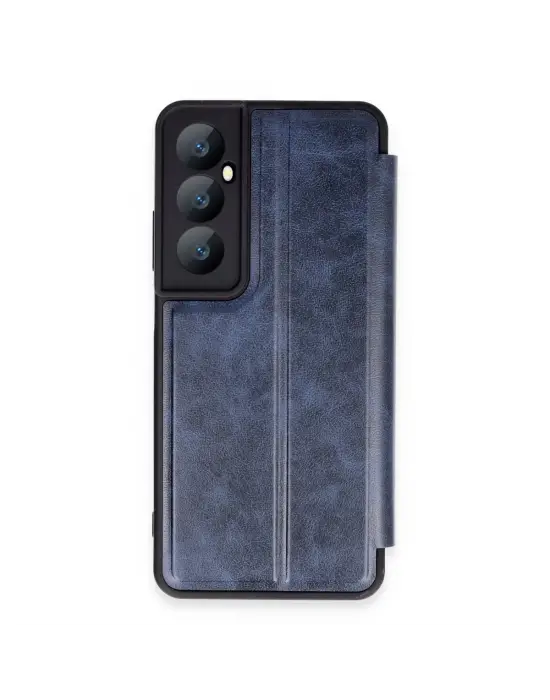 Realme C65 Kılıf Flip Cover - Lacivert