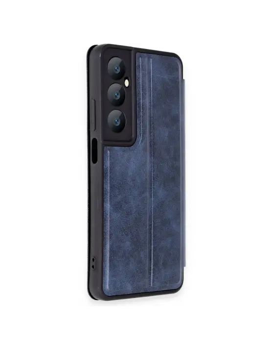 Realme C65 Kılıf Flip Cover - Lacivert