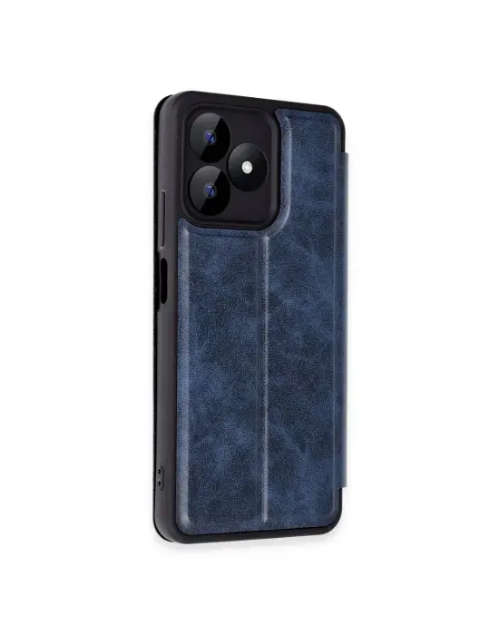 Realme Note 50 4g Kılıf Flip Cover - Lacivert