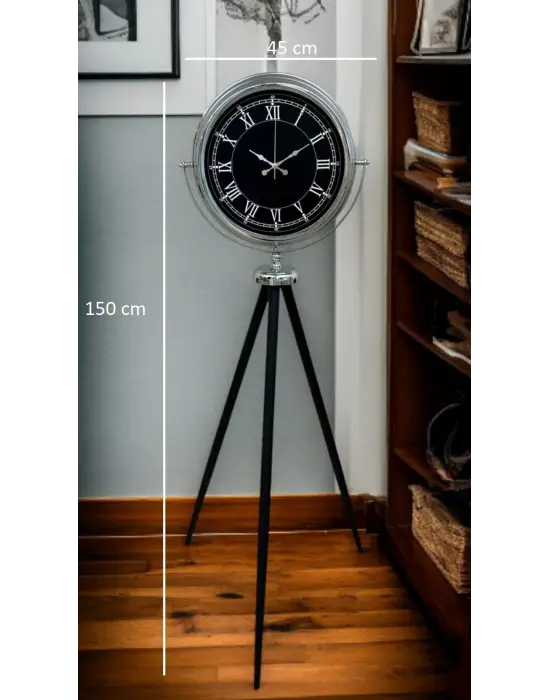 Regal Krom Tripod Ayaklı Saat