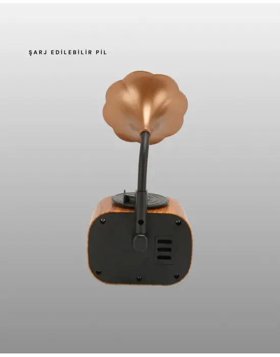 Retro Tasarımlı Mini Bluetooth Hoparlör Ve Fm Radyo Çoklu Medya
