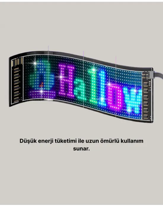 Rgb Led Panel Renkli Işık Efektli Dekoratif Aydınlatma