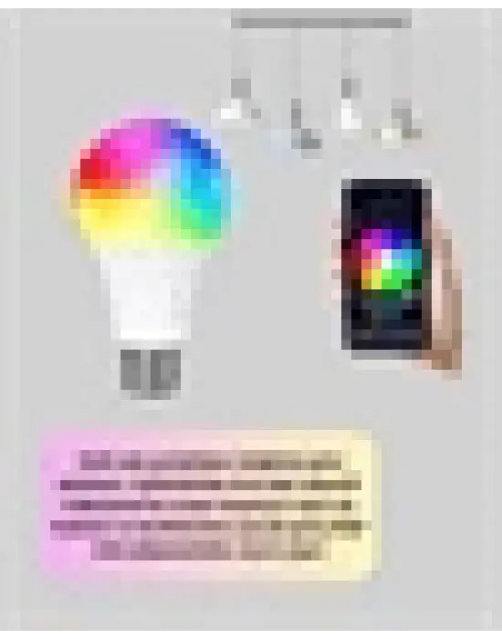 Rgbw Teknolojili Akıllı Led Ampul, Zamanlayıcılı