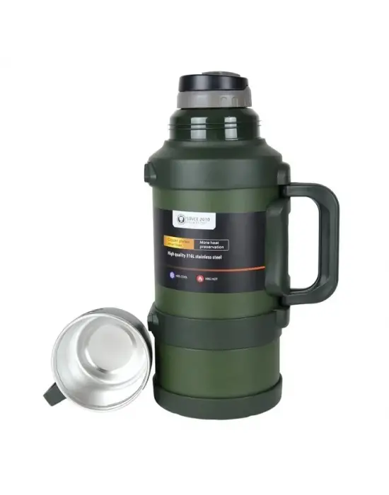 Safe Paslanmaz Çelik 3.2 Litre Termos 48 Saat Sıcak Soğuk Tutma