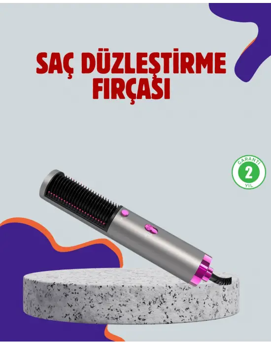 Salon Kalitesinde Saç Bakımı Sunan Şekillendirici Fırça