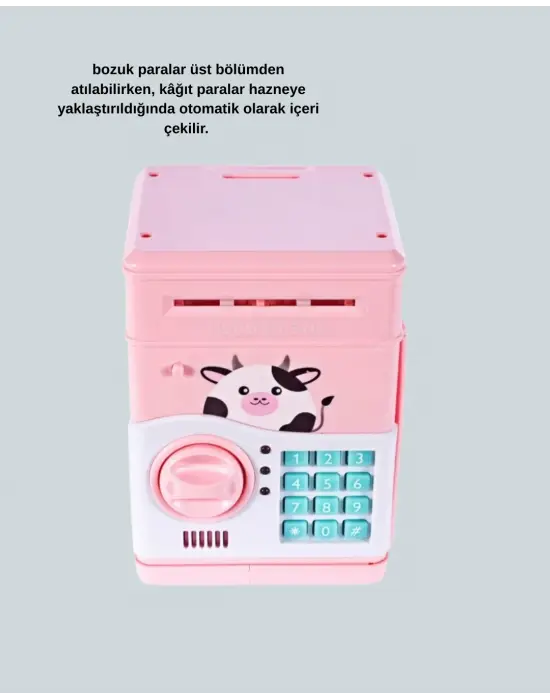 Sam51 Müzikli Işıklı Kumbara Pembe