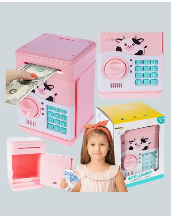 Sam51 Müzikli Işıklı Kumbara Pembe