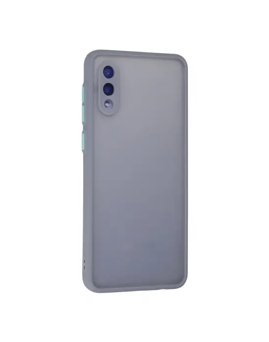 Samsung Galaxy A02 Kılıf Montreal Silikon Kapak - Gri