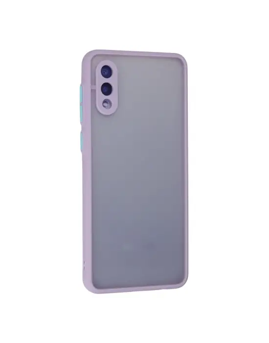 Samsung Galaxy A02 Kılıf Montreal Silikon Kapak - Mor
