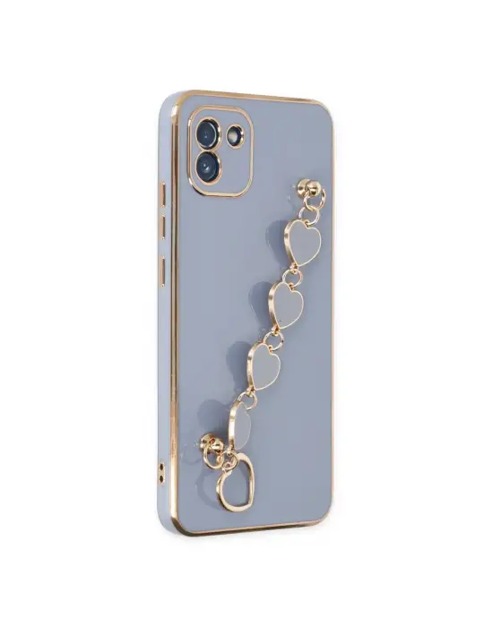 Samsung Galaxy A03 Kılıf Esila Silikon - Gri