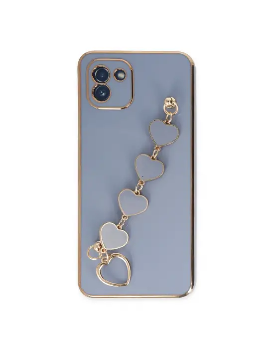 Samsung Galaxy A03 Kılıf Esila Silikon - Gri