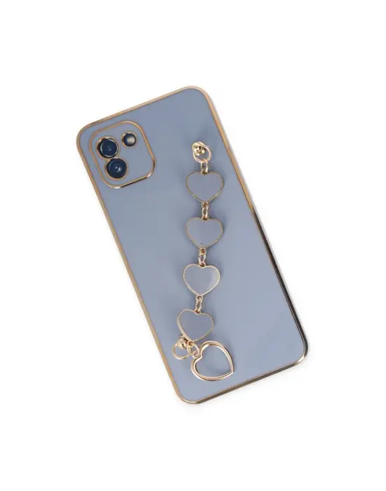 Samsung Galaxy A03 Kılıf Esila Silikon - Gri