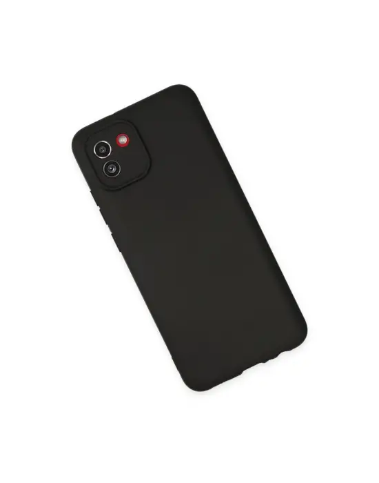 Samsung Galaxy A03 Kılıf First Silikon - Siyah