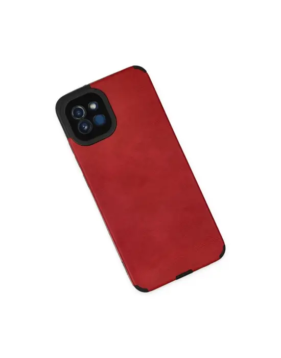 Samsung Galaxy A03 Kılıf Loop Deri Silikon - Kırmızı