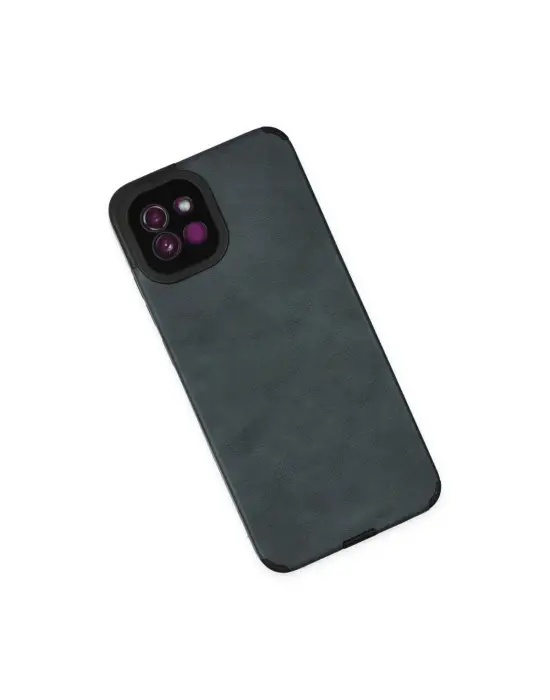 Samsung Galaxy A03 Kılıf Loop Deri Silikon - Lacivert
