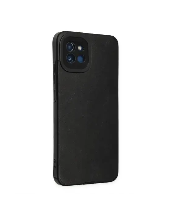 Samsung Galaxy A03 Kılıf Loop Deri Silikon - Siyah