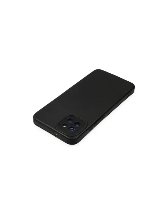 Samsung Galaxy A03 Kılıf Loop Deri Silikon - Siyah