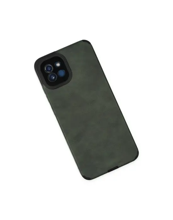 Samsung Galaxy A03 Kılıf Loop Deri Silikon - Yeşil