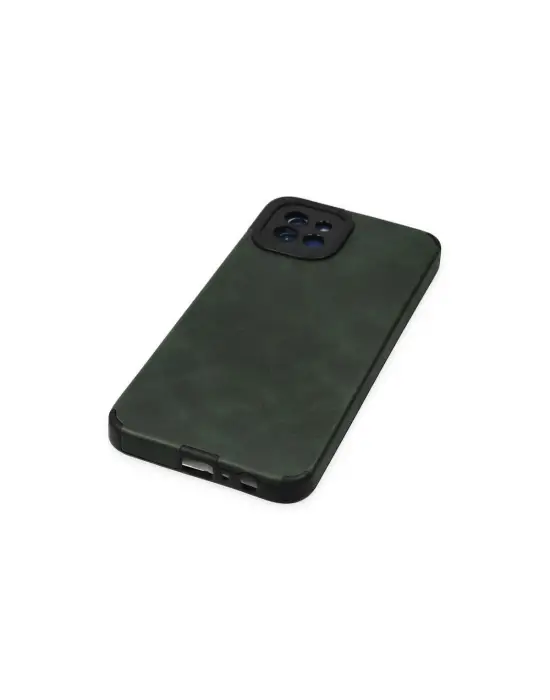 Samsung Galaxy A03 Kılıf Loop Deri Silikon - Yeşil