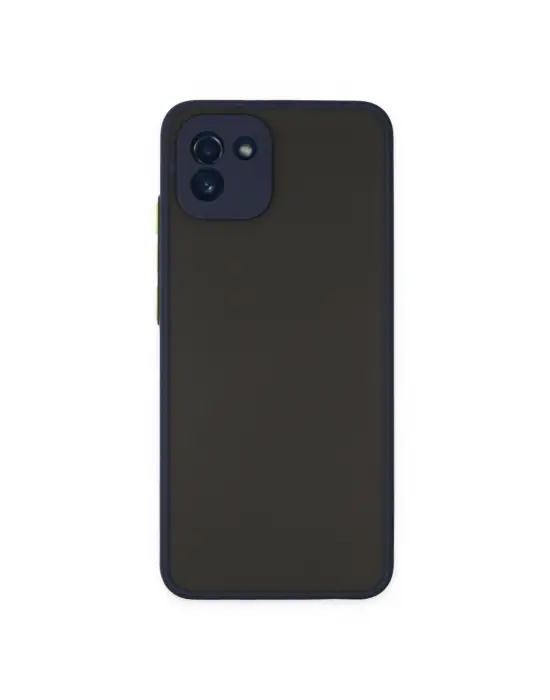 Samsung Galaxy A03 Kılıf Montreal Silikon Kapak - Lacivert